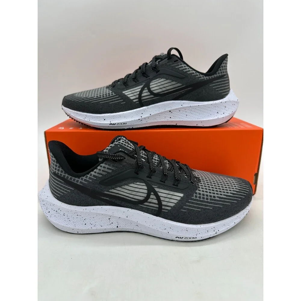 Nike Air Zoom Pegasus 39 Womens Size 8.5 Black White Running Shoes DH4072 005
